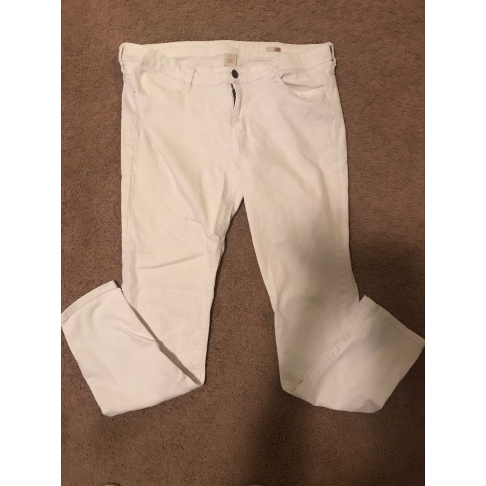 Size 15 White Skinny Jeans